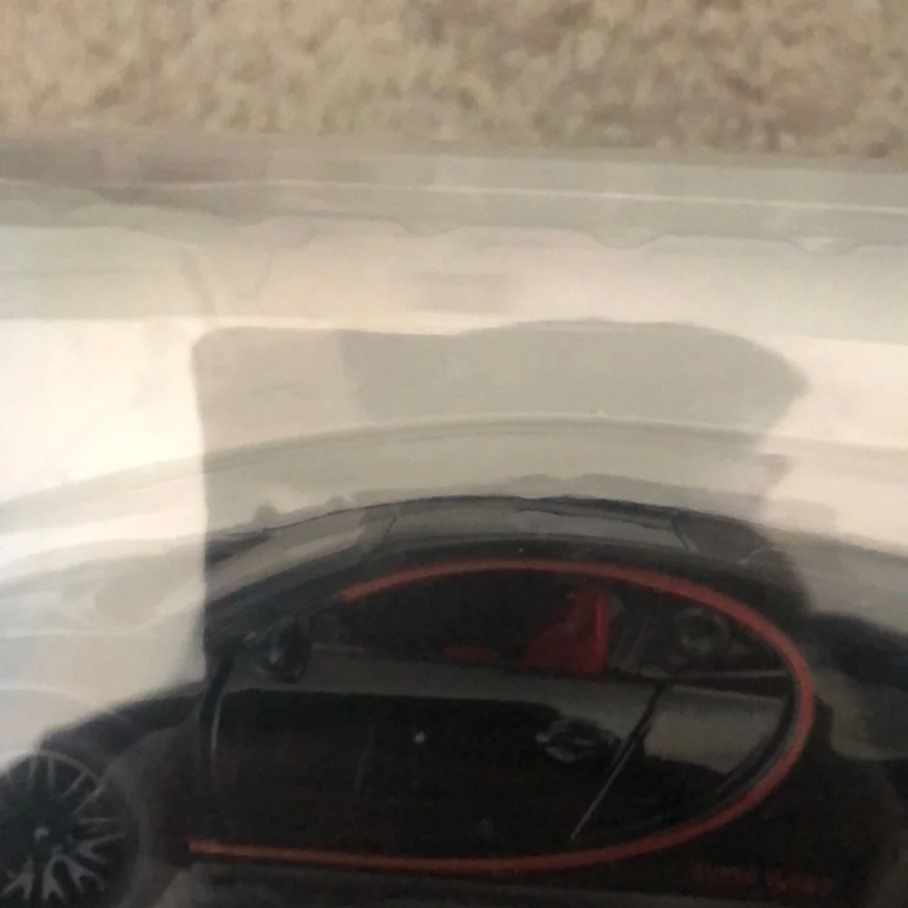 HST Lux Black and Red Diecast Car Model